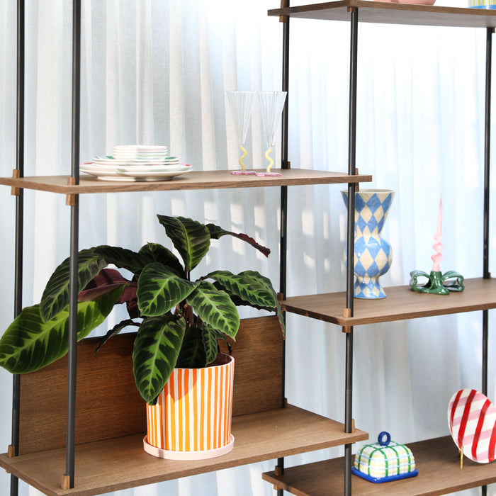 &k amsterdam Bliss Bord Ø 27 cm - Roze - Set van 2