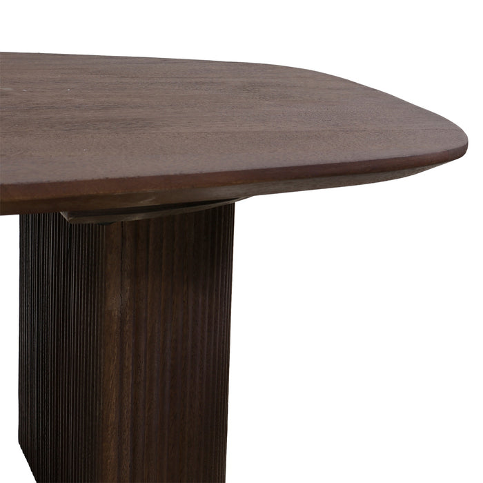 Giga Meubel - Salontafel Donkerbruin Mangohout - 130x70x38cm - Feline