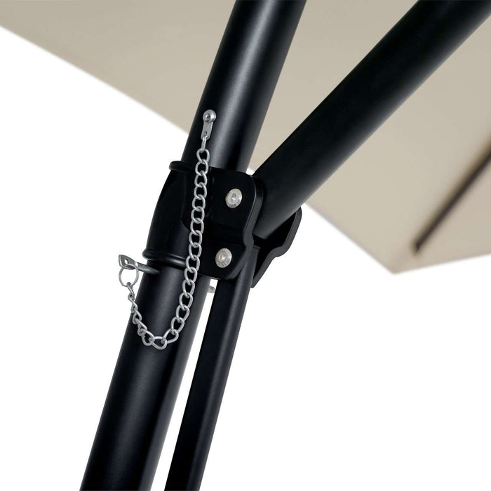 Feel Furniture - Zweefparasol - 3 Meter - Crème