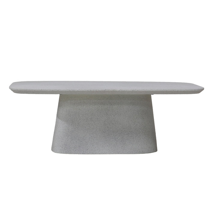 Giga Meubel - Salontafel Grijs - Terrazzo Steen - 110x60x38cm - Mina