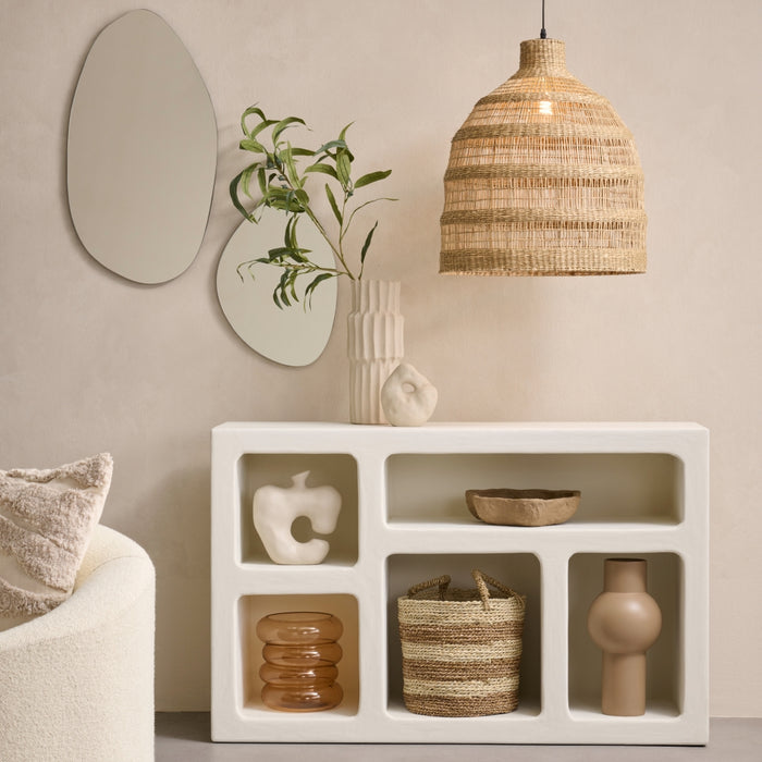 Light & Living - Vaas LONGA - Ø14.5x36cm - Wit