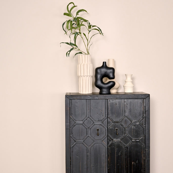 Light & Living - Vaas LONGA - Ø14.5x36cm - Wit