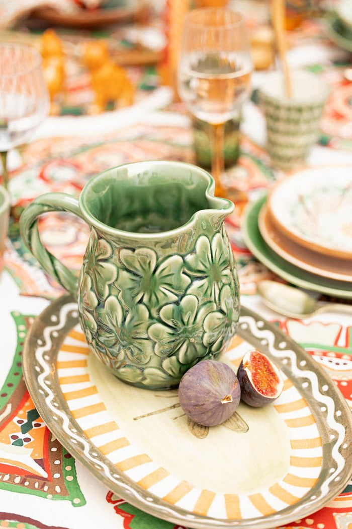 Sissy-Boy Groene karaf met klavertjes vier