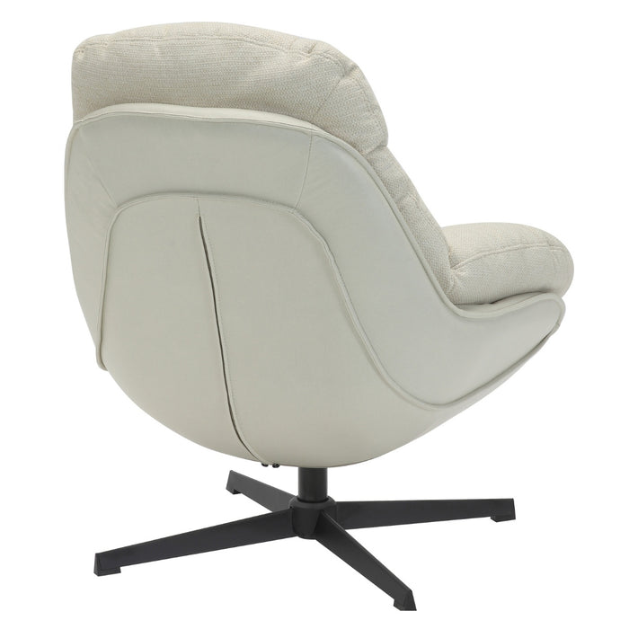 Giga Meubel - Draaifauteuil Beige - Stof|Metaal - Leonne