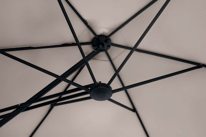 Feel Furniture - Zweefparasol - 3 Meter - Taupe