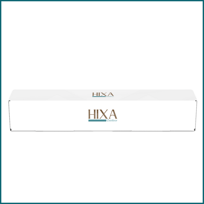 HIXA Balkonscherm Balkondoek Zonnescherm Winddicht 445x76 cm Zandkl...