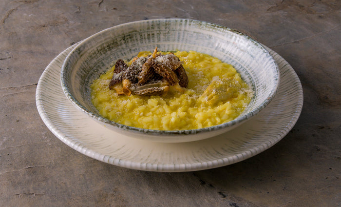 Bonna Diep bord - Odette - Porselein - 25 cm (1300cc) - set van 6