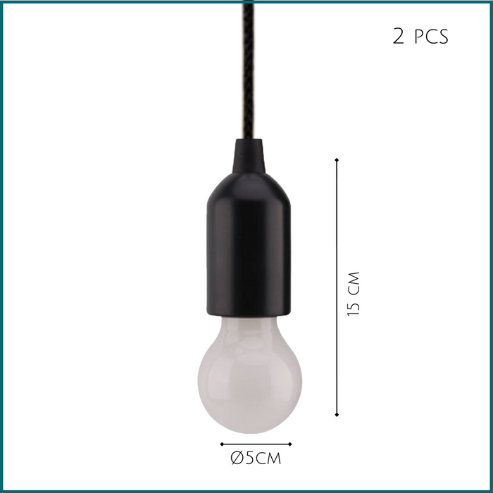 HIXA Treklamp Campinglamp LED 2 stuks