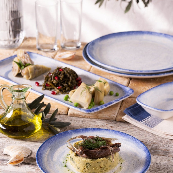 Bonna Dinerbord - Harena - Porselein - 30 cm - set van 6