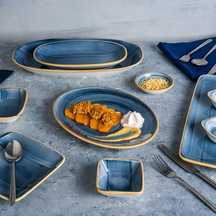 Bonna Pastabord - Aura Dusk - Porselein - 28 cm (400cc) - set van 2