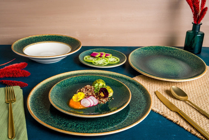 Bonna Pastabord - Ore Mar - Porselein - 27 cm (450cc) - set van 2