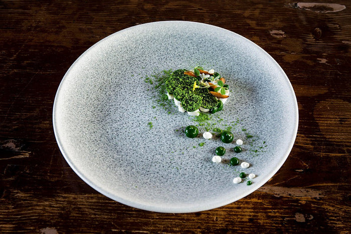 Bonna Serveerschaal - Luca Ocean - Porselein - 25 cm - set van 2