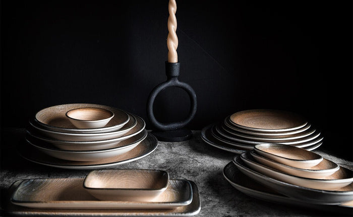 ID Fine Dinerbord - Canyon - Porselein - 27 cm - set van 6