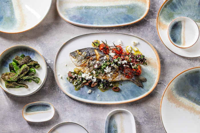 Bonna Serveerschaal - Fium - Porselein - 30 cm - set van 2