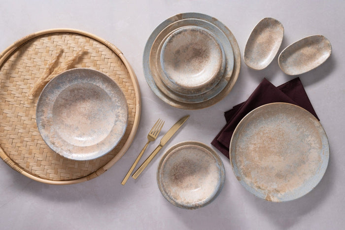 Bonna Serveerschaal - Luz - Porselein - 15x8.5 cm - set van 4