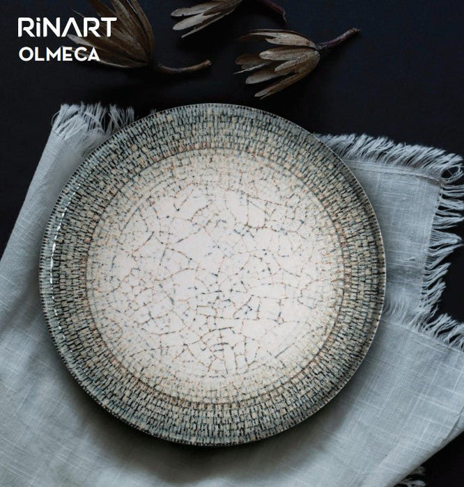 Rinart Dinerbord - Olmeca - Porselein - 28 cm - set van 6