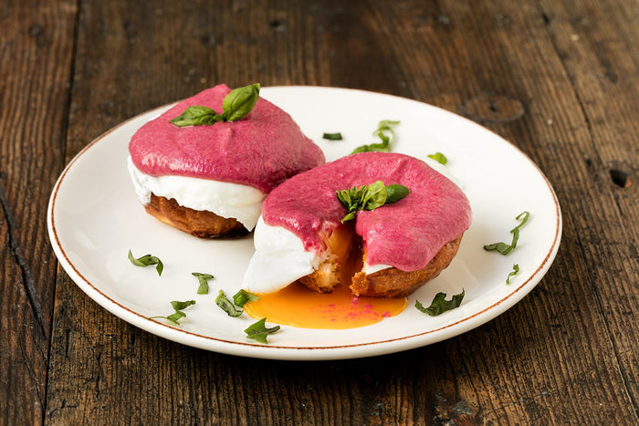 Bonna Gebaksbord - Retro - Porselein - 23 cm - set van 6