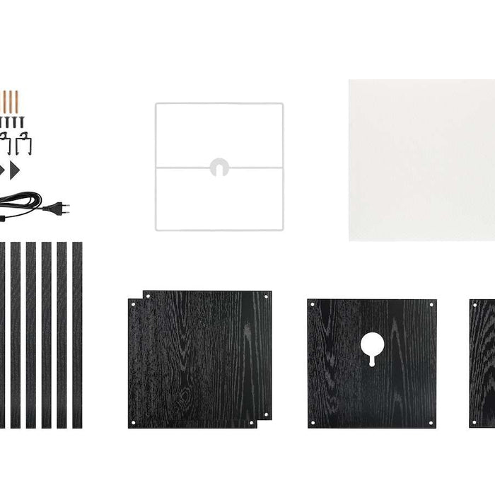 Feel Furniture - Staande lamp met opberguimte - Zwart