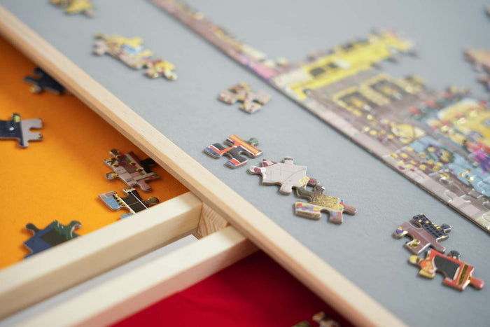 Feel Home - Puzzelbord Luxury met opbergsysteem, vilt- en kantelfunct…