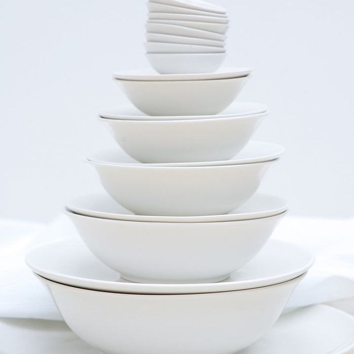 vtwonen - Saladekommen - Kommen - Wit - 23cm - Set van 6 schalen