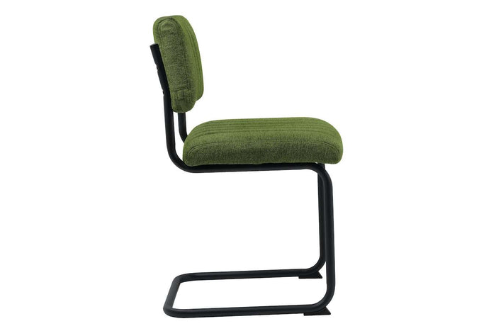 Feel Furniture - Luxe stoel - Ribbon - Groen - 2 stuks