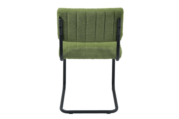 Feel Furniture - Luxe stoel - Ribbon - Groen - 2 stuks