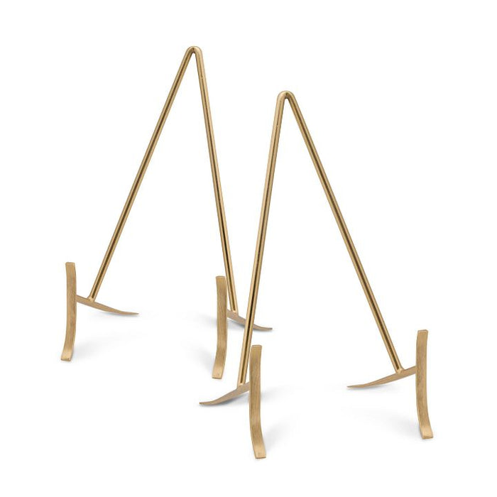 vtwonen - Bordenstandaard sierborden - Goud - 11x20cm - Set van 4