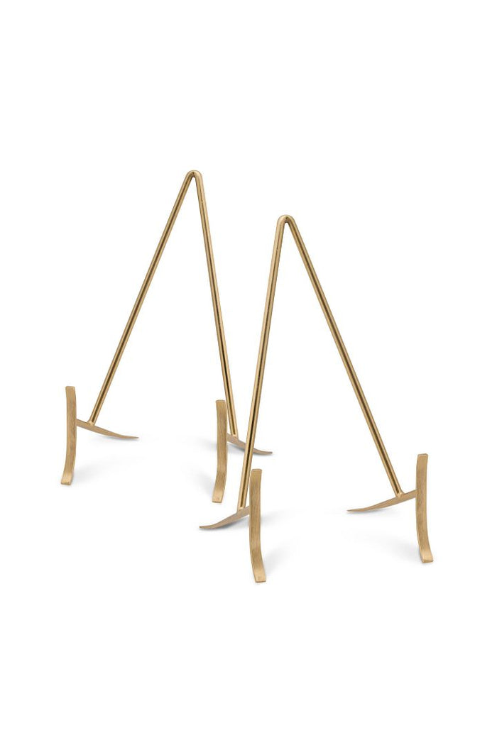 vtwonen - Bordenstandaard sierborden - Goud - 11x20cm - Set van 4