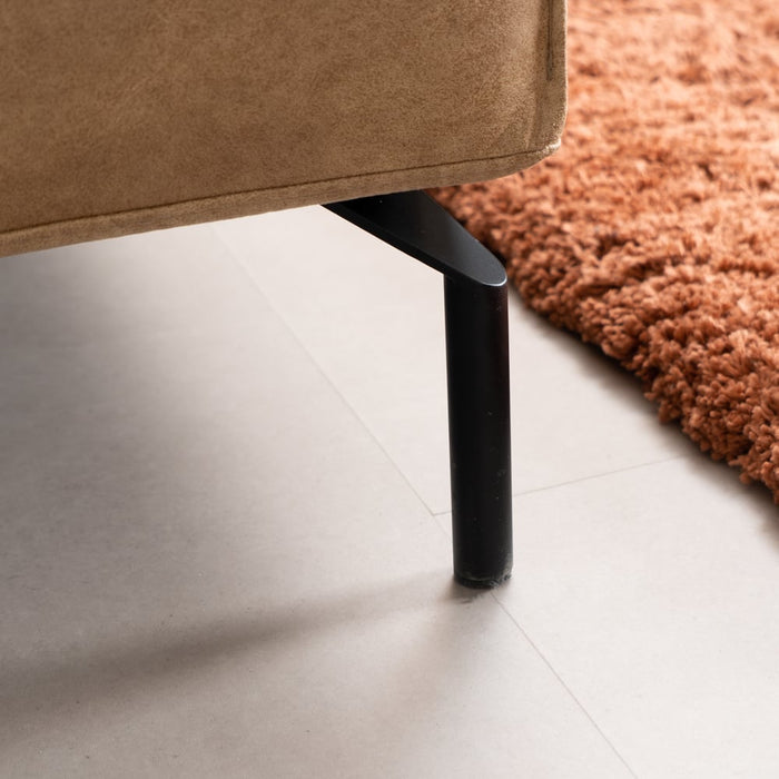 Bronx71 Industriële bank 3-zits Kansas eco-leer beige