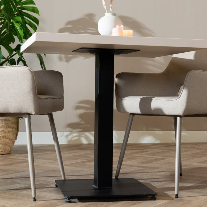 Bronx71 Bistrotafel Nils melamine beige 80 x 80 cm