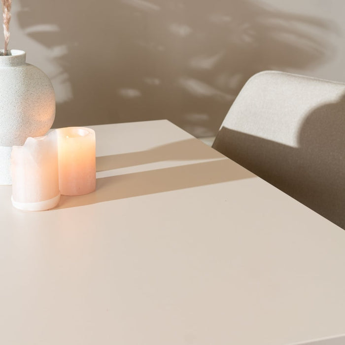 Bronx71 Bistrotafel Nils melamine beige 80 x 80 cm