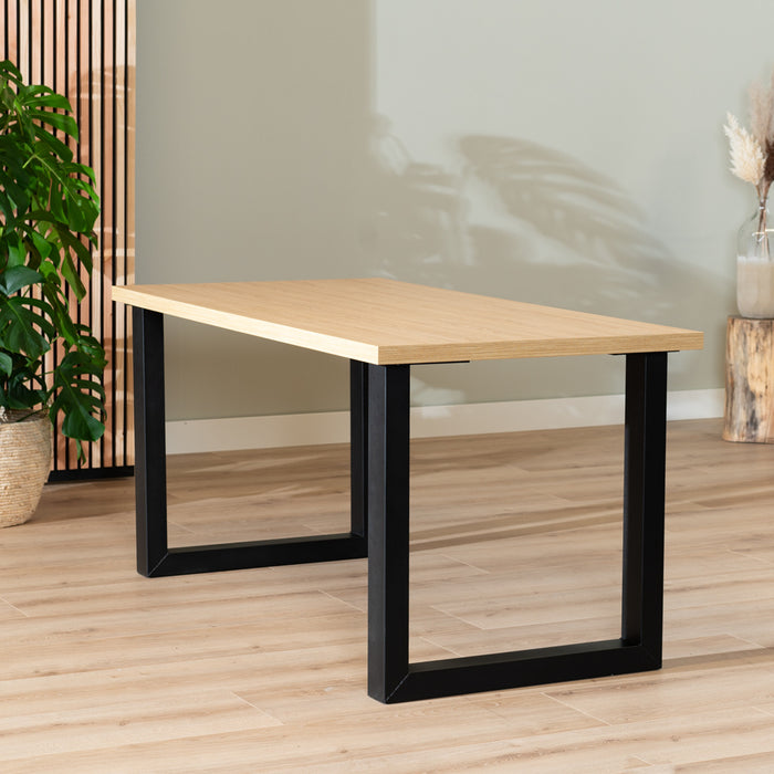 Bronx71 Eettafel Alec melamine eiken 160 x 80 cm