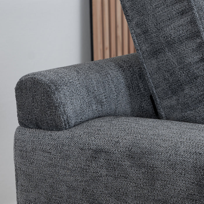 Bronx71 Scandinavische bank 2-zits Orlando stof gemêleerd antraciet