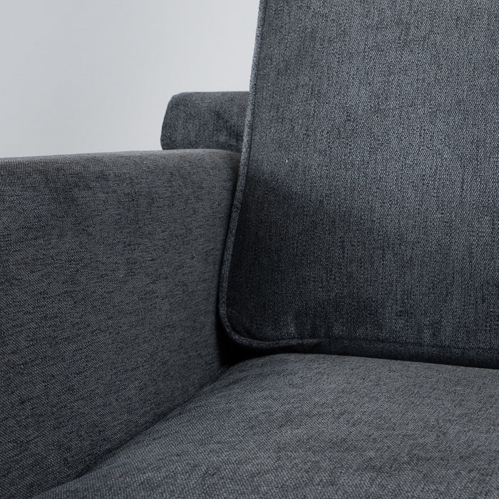 Bronx71 Scandinavische bank 2-zits Orlando stof gemêleerd antraciet