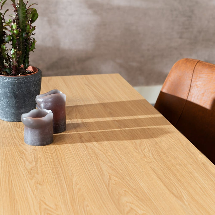 Bronx71 Eettafel Nils melamine eiken 140 x 80 cm