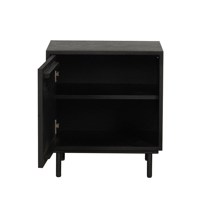 Bronx71 Nachtkastje Shelly zwart eiken