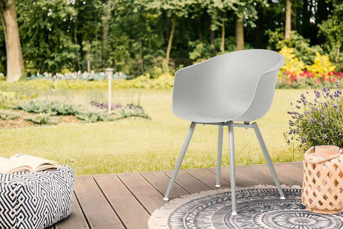 Feel Home - Luxe eettafel voor buiten - 200x90 cm - Met 6 kuipstoelen…