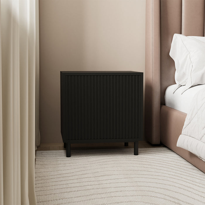 Bronx71 Nachtkastje Shelly zwart eiken