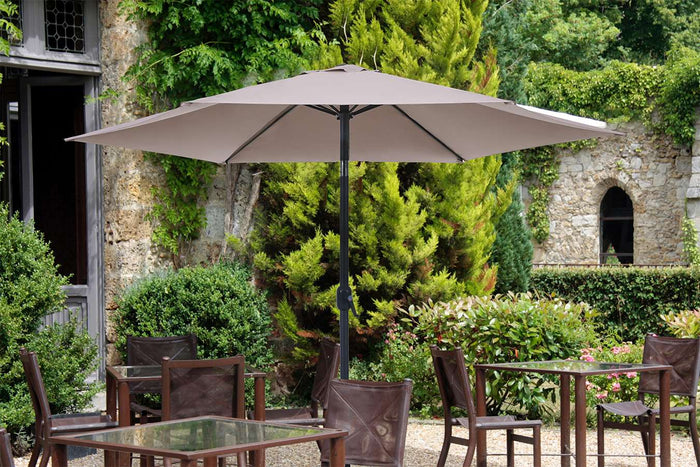 Feel furniture - Parasol - Kantelbaar - 3 meter - Taupe