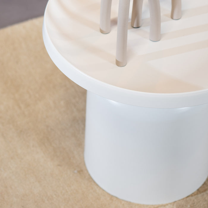 Bronx71 Salontafel Donna rond metaal wit