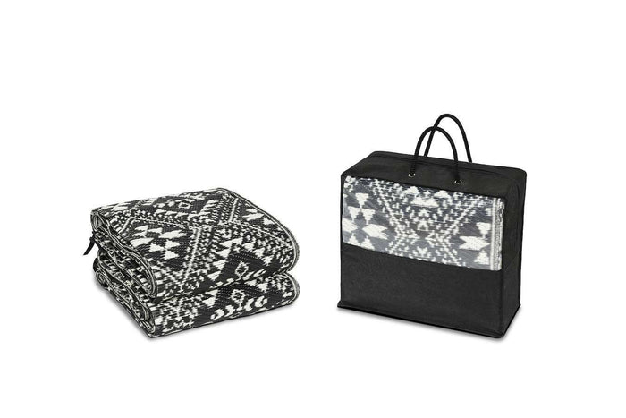 Feel Furniture - Vloerkleed voor buiten - 280x370cm - Zwartwit