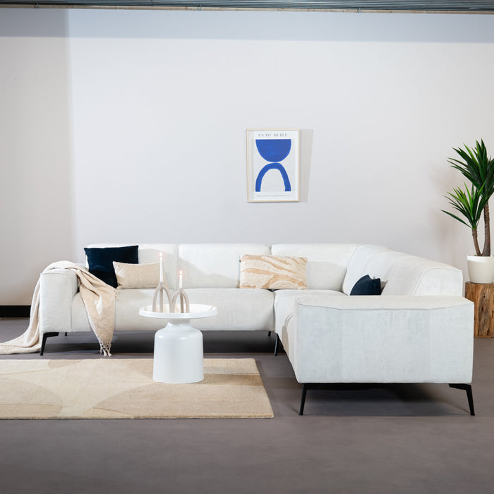 Bronx71 Salontafel Donna rond metaal wit