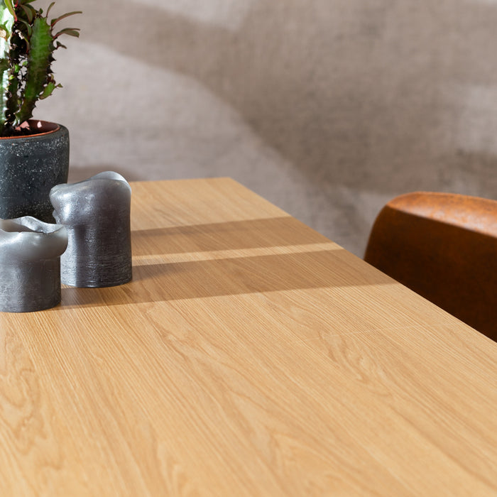 Bronx71 Bartafel Nils melamine eiken 160 x 80 x 109 cm