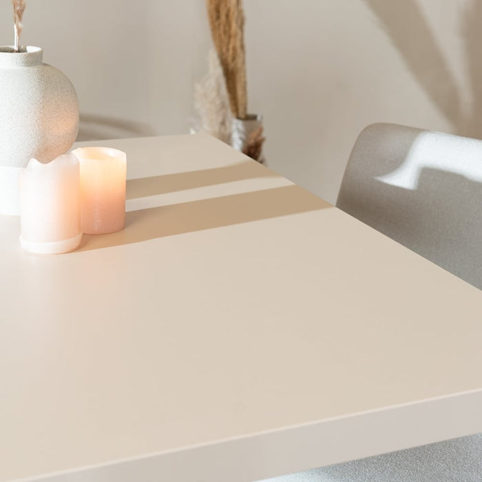 Bronx71 Bartafel Nils melamine beige 80 x 80 x 109 cm