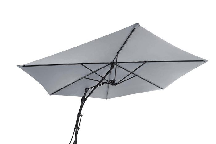 Feel Furniture - Zweefparasol - 3 Meter - Lichtgrijs