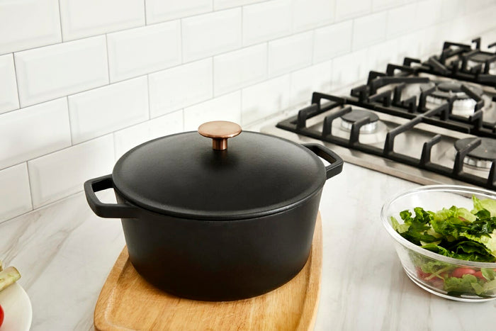 Buccan - Hamersley - Gietijzeren braadpan 24cm - Zwart