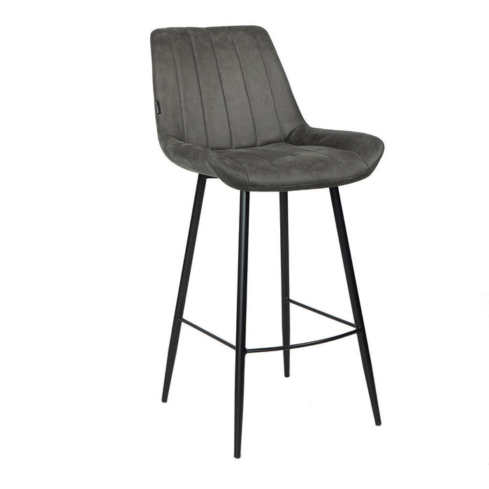 Bronx71 Industriële barkruk Brooke antraciet 74 cm - Barkrukken set