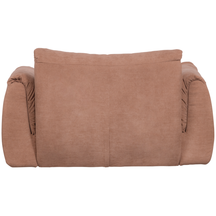 WOOOD Baggy Loveseat - Geweven Chenille - Oudroze - 81x138x101