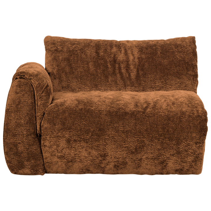 WOOOD Baggy 1-Zits Met Arm Links - Chenille - Middenbruin - 81x114x101