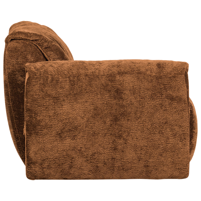 WOOOD Baggy 1-Zits Met Arm Links - Chenille - Middenbruin - 81x114x101